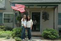Image: Meghan and Mary McVey at their home during Joe Klein's annual road trip in Toledo, Ohio, on Saturday, June 16, 2012.