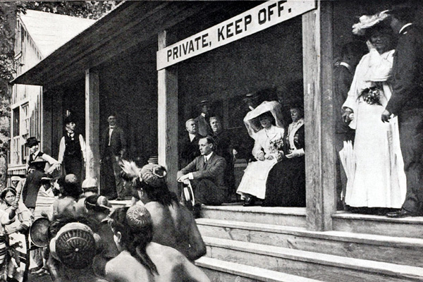 Alice Roosevelt at the 1904 Olympics in St. Louis