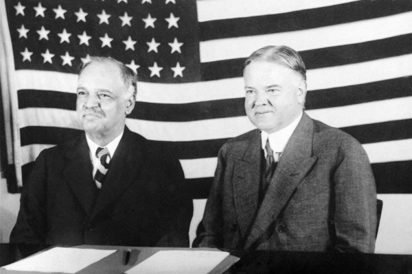 Herbert Hoover and Charles Curtis