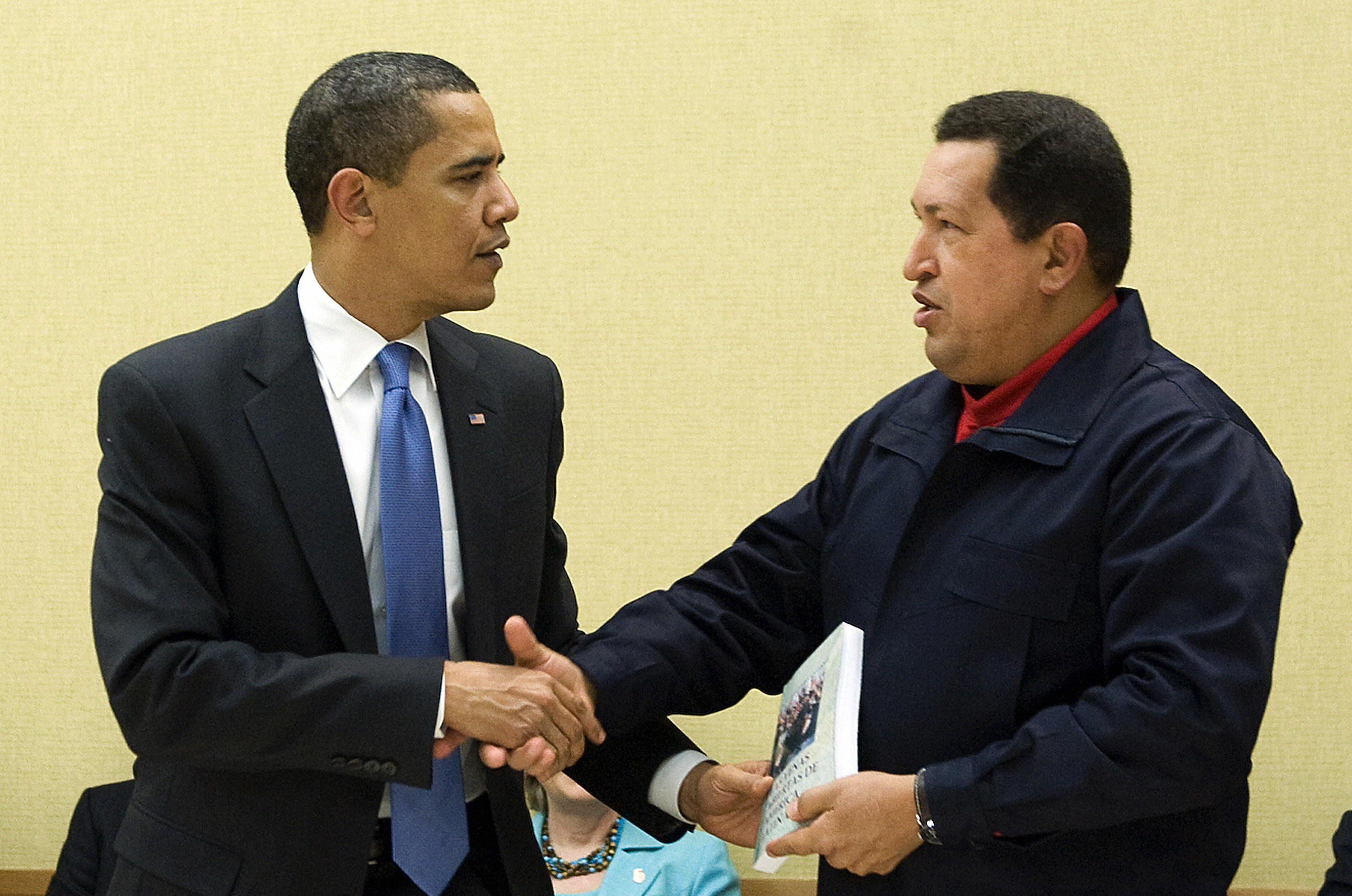 Obama and Chavez