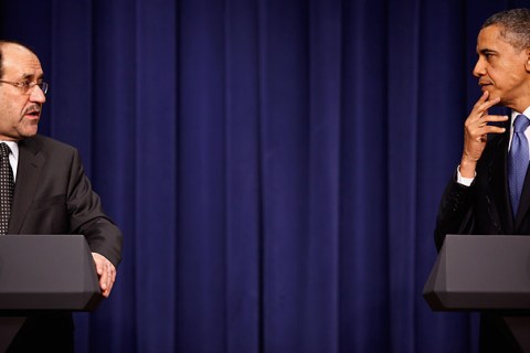 Nouri Al-Maliki and Obama