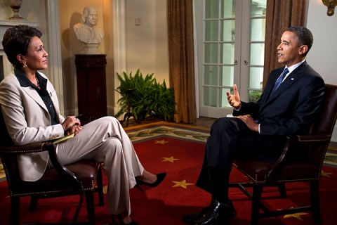 Barack Obama, Robin Roberts