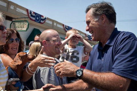 Mitt Romney Attends Fourth Of July Parade In New Hampshire