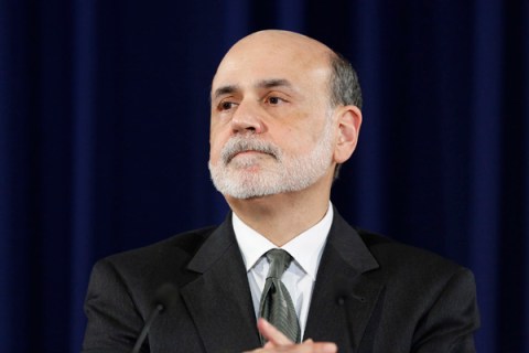 U.S. Federal Reserve Chairman Bernanke delivers remarks at the Federal Reserve in Washington