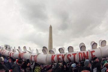 Keystone XL Pipeline Demonstration
