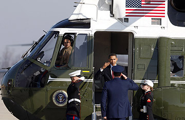 Marine One, President Obama's helicopter