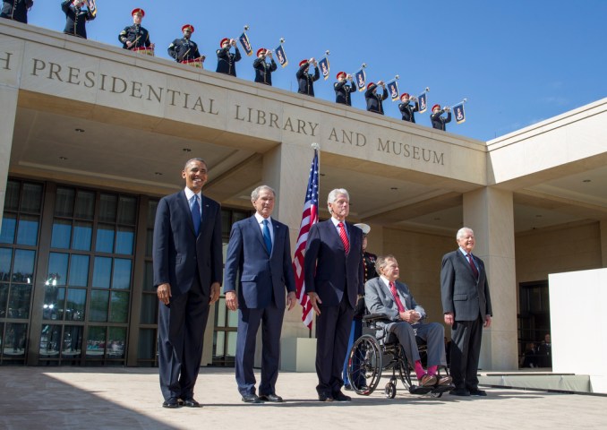 Presidential Reunion: Scenes from the Opening of the Bush Library