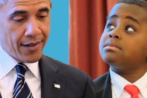 Kid President. Obama
