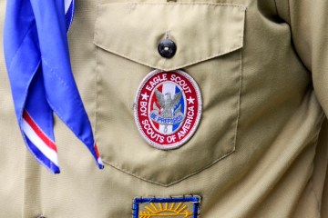 An Eagle Scout patch is pictured in Orlando, on May 30, 2012.