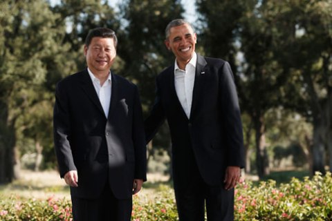U.S. President Obama meets Chinese President Xi in Rancho Mirage