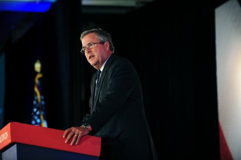 Jeb Bush speaks during the Faith and Freedom Coalition Road to Majority Conference in Washington