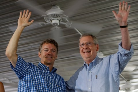 Rand Paul, Mitch McConnell