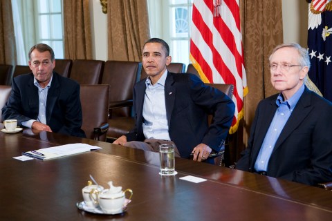 President Obama and House Speaker Boehner Meet For Debt Negotiations