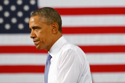 U.S. President Barack Obama speaks during an appearance at ArcelorMittal in Cleveland on Nov. 14, 2013.