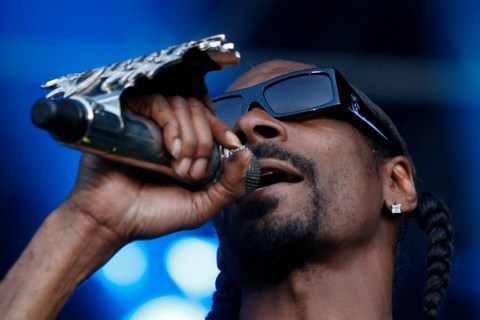 U.S. rapper Snoop Dogg performs on stage during the Balaton Sound music festival in Zamardi